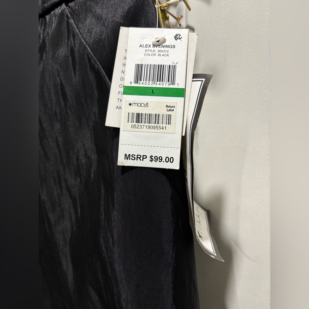 Elegant Black Maxi Skirt by Alex Evenings - Picture 8 of 9